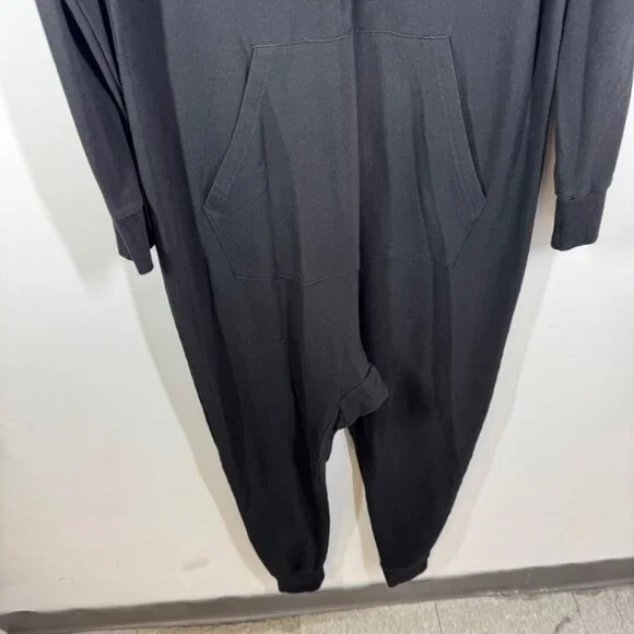 Smash + Tess Black Hooded Jilly Jogger Jumpsuit Size S Bamboo Lounge Casual Chic - Picture 7 of 16